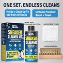 Shoe Cleaner Kit – Fast Dirt And Stain Removal, Anti-Yellowing Care | Concentrated Shoe Cleaning Kit 10.6 Oz — 6