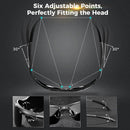 DADA-PRO Polarized Sunglasses Men Sport Driving Sun Glasses Ultralight Al-Mg Mirrored Shades UV400 Protection | Black — 3