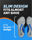 Airplus Plantar Fasciitis Orthotic 3/4 Length Shoe Insole- Foam Shell & Gel Heel - Deep Heel Cup, Full-Foot Arch Support - Soft Cushioning & Stability-APMA Certified-Fits Most Shoes & Boots - Unisex - Women's Size 5-11 — 5