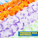 JOYIN Toy 12 Counts Hawaiian Leis Bulk, Tropical Flower Lei Hawaiian Lei Beach Hawaii Luau Party Favors Decoration Birthday Party Supplies — 4