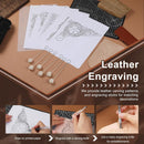 BUTUZE Leather Tools, Leather Crafting Kit with Leather Tool Rack — 7