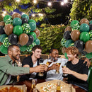 12inch Camo Balloons with Dark Green Brown and Black Balloon | Brown Green — 5