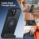 Magnetic Case for iPhone 15 with Stand and Camera Protection — 4
