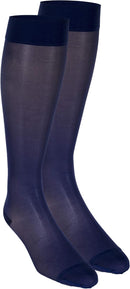 Truform Sheer Compression Stockings, 15-20 mmHg, Women's Knee High Length, 20 Denier, Purple, Small | Small (1 Pair) — 7
