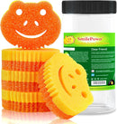 5 Pack Scrub Sponge, Dual-Sided Temperature Controlled Kitchen Sponge for Dishes, Frog Bulk Sponges Household… — 1