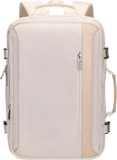 PIJUSHI Laptop Travel Backpack Carry On Flight Approved Fits 16 inch Laptop | Beige — 8