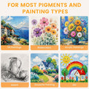 Conda Stretched Canvas for Painting 16x20 Inch, 5Pack Primed Large Canvas for Painting, Acid-Free Cotton 5/8 Blank Canvases, Value Bulk Pack for Acrylic Paint,Watercolor, Oil Paint | 5Pack,16"x20" — 6
