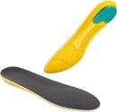 Orthotic Plantar Fasciitis Memory Foam Comfort Elevator Shoe Insole 1/2 Inch Height Increase (Yellow) Excellent Shock Absorption and Cushioning Best Insoles for Men n Women for Everyday Use -Large — 1