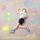 JOYIN 120 PCS Sidewalk Chalks for Kids Giant Box Non-toxic Jumbo Colored Washable Sidewalk Chalk for Toddlers in 10 Colors — 7