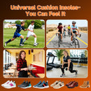 Plantar Fasciitis Insoles Men Women, Shoe Inserts for Women - Black — 6