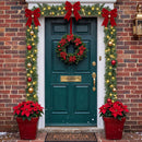 Janinka 15 ft Large Christmas Garage Garland with 100 LED Light 13 Hooks — 7