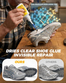 Super Glue and Cement for Shoes – 40ML Gel CA Strong Adhesive, Heavy Duty Instant Bond, Waterproof Clear Shoe Glue… — 3