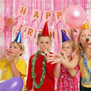 20 Pack Backdrop Party Decorations Pink Tinsel Curtain Party Backdrop Foil Fringe Birthday Decorations Photo Booth Streamer Backdrop Pink Theme Bachelorette Graduation Party Decorations | Pastel Pink | 39.4"w X 78.7"l (Pack of 20) — 2
