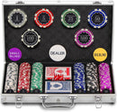 300PCS Chips Professional Poker Chip Set with Aluminum Case, 11.5 Gram…