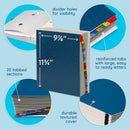 Blue Summit Supplies Expanding Desk File Sorter, Alphabetical, Letter Size — 4