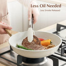 SENSARTE 8Inch Nonstick Ceramic Frying Pan with Lid, PFAS/PTFE/PFOA Free