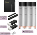 Mr. Pen- Drawing Sketching Pencil Set, 19 pcs, Graphite Pencils (10B-6H) | 19 Count — 2