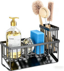 Cisily Sink Caddy Sponge Holder for Kitchen with Brush Holder and Stainless Steel Self Drain Tray, Rustproof Kitchen… — 8