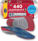 Dr. Scholl’s Custom Fit Orthotics 3/4 Length Arch Support Shoe Inserts - Plantar Fasciitis Relief Insoles for Men and Women, Immediate All-Day Total Lower Body Pain Relief, FSA HSA Eligible, CF440 — 1
