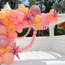 Pastel Pink Linking Balloons, 60PCS 6 Inch Small Baby Pink Link Balloons for Making Balloon Wall Heart Arch, Quick Linked Balloon for Girls Wedding Birthday Baby Shower Valentine's Party Decorations | 10 inch — 7