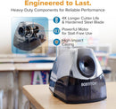 Bostitch Office Electric Pencil Sharpener for Classroom & Desk Use, Heavy-Duty Stall-Free Motor, High-Capacity Shavings Tray, Chrome | Chrome (Pack of 1) — 5