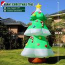 FunFanso 10 FT Christmas Tree Inflatables Outdoor Decorations with LED Lights, Giant Blow Up Christmas Tree Yard Decor with Star Treetop & Colorful Candy for Xmas Holiday Party Garden Patio Lawn Decor — 2