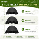Shoe Filler Insert for Loose Shoe,Toe Cushion Fillers Make Shoes Fit for All Day Pain Relief and Comfort,Shoe Inserts for Men and Women. - Black — 5