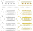 XKCWXY 483Pcs Earring Making Kit with Beading Hoops and Earring Findings — 1
