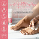 Benefeet Scrub-A-Dub Cooling Foot Scrub - Exfoliates + Refreshes Dry + Dull Skin, Get Smoother Skin from Heel to Toe, Made w/Vitamin E, Apple Cider Vinegar, Walnut Shell + Apricot Seed, 4 oz (1 Pack) — 5
