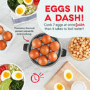 Dash Rapid Egg Cooker, 7 Hard Boiled Eggs, Black