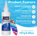 LET'S RESIN Ocean White Epoxy Resin Pigment 167g/5.89oz for Epoxy Resin — 2