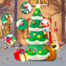 7.9 FT Inflatable Christmas Tree Decorations with Rotated Snowflake Light — 2