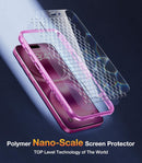 Diaclara Designed for iPhone 16 Case, Upgraded [Full Camera Protection] Full Body Rugged Bumper Case with Built-in Screen Protector, Rose Pink — 7