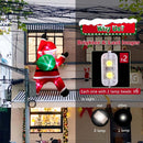 6FT Christmas Inflatables Outdoor Decorations Joy Hanging Santa Claus Gift Bag, Very Bright LED Lights Blow Up Giant Christmas Decor for Indoor Yard Outside Fall Vacation Holiday Party Lawn — 3