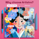 ARTISTRO Dual-Tip Acrylic Paint Marker Pens - Set of 36 | Multicolor — 5