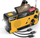 Hand Crank Emergency Radio 7400mWh (2000mAh) Solar Hand Crank Radio | 2000mAh Orange — 1