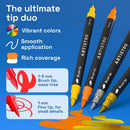 ARTISTRO 36 Dual-Tip Acrylic Paint Marker Pens for Drawing | Multicolor — 3