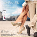 Essy Electric Foot File Rechargeable with 5 Replacement Rollers (White) — 7