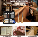 Leather Sewing & Upholstery Repair Kit with 2 Awls, Needles & Waxed Thread — 7