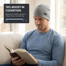 HAVN EMF Lightweight Beanie for Men & Women - Blocking Faraday Hat with WaveStopper Silver Shielding - Blocks 99% of WiFi 5G Cellphone Radiation - Breathable Sleep Cap - Heather Grey One Size — 6