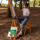 Halobios 32 Packs Professional Stretched Canvas for Painting, Blank Canvas Art with 5 * 7in, 9 * 12in, 11 * 14in, Value Pack for Acrylic, Oil, Acrylic Pouring | 32 Pack Mixed - 11×14IN 9×12IN 5×7IN — 8