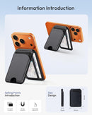 for MagSafe Wallet with Stand, Adjustable Stand Magnetic Wallet for iPhone, RIFD Blocking Phone Credit Card Holder for iPhone 17/16/15/14/13/12 Series, Not for iPhone 13/12 Mini(Black) photo 2