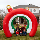 10.5 FT Christmas Inflatables Ornament Tunnel Arch Outdoor Decorations, Blow Up Walk-Through Archway Yard Decor for Garden Lawn Xmas Display — 4