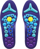 Glitopper Acupressure Magnetic Insoles,Blue,M(Men 8-11/women 9-12) — 1