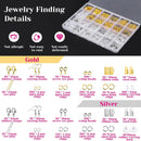 shynek 1857 Pcs Jewelry Making Supplies Kit for Adults, Jewelry Making Tools with Earring Hooks, Findings, Wires,… — 3
