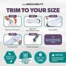 BraceAbility Plantar Fasciitis Insoles - Arch Support Orthotic Shoe Inserts for Women and Men, Achilles Tendonitis, Heel Spurs, High Arch Insoles, Foot Pain Support (S) — 8