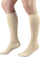 Truform 20-30 mmHg Compression Stockings for Men and Women, Knee High Length, Closed Toe | Beige | 2X-Large (1 Pair) | Aloe Infused Knit — 6