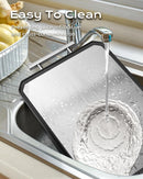 SNOWCLAD Stainless Steel Cutting Board,Non Toxic chopping for kitchen — 6