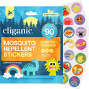 Cliganic Mosquito Repellent Stickers for Kids & Adults, Bug Patches, 90 Pk | 90 Count (Pack of 1) | Positive Vibes — 1