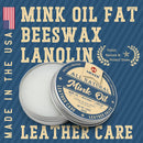 MEKER Mink Oil, Mink Oil for Leather Boots, All-Natural Leather Conditioner — 7
